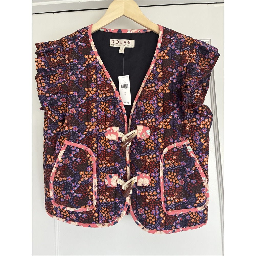 DOLAN By Anthropologie Left Coast Structured Vest Women's Size S Quilted NWT